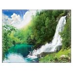 Фотообои бумажные Звенящие водопады, 294х201см, 9л